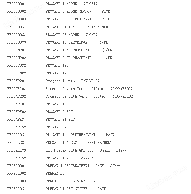 PR0G0T0S2-Merck Millipore预纯化柱