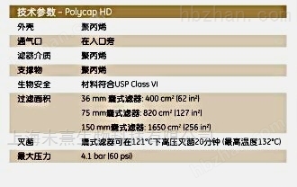 2814T-沃特曼POLYCAP 150囊式过滤器20um孔径