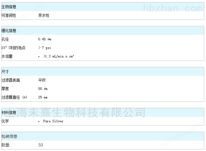 AG4502550-美国密理博AG45空气检测亲水表面银膜