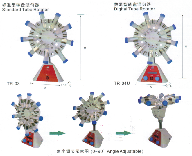 精骐Crystal TR-03 TR-04U转盘混匀器